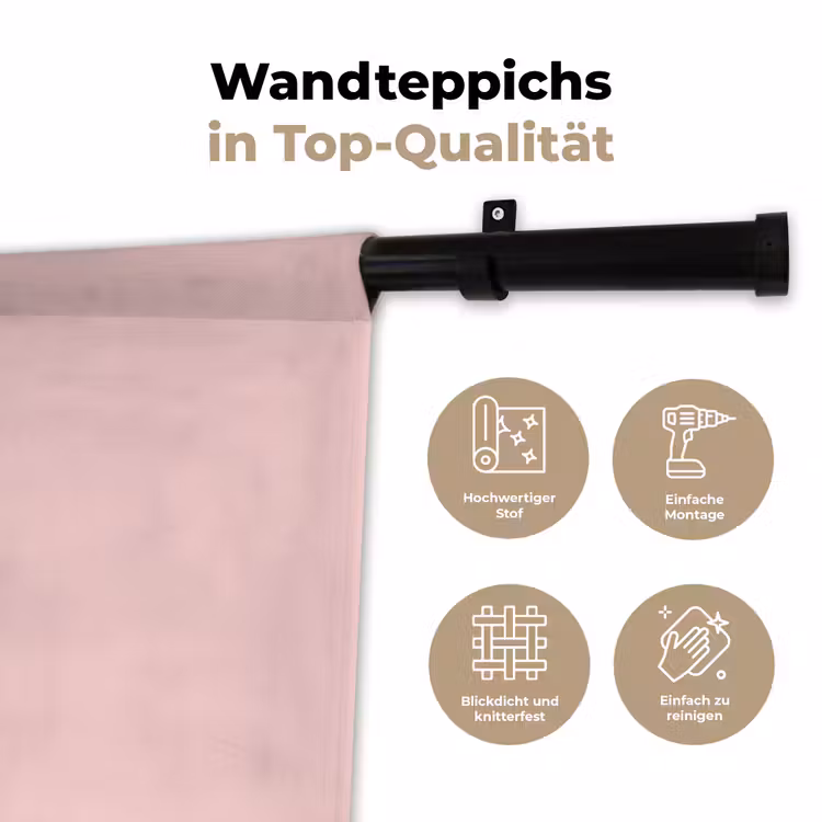 Nice - Uitroepteken - Roze Wandkleed katoen klein -tsfeer2_DE