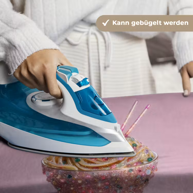 Noodles - Edelstenen - Stokjes - Roze Wandkleed katoen klein -tsfeer9_DE