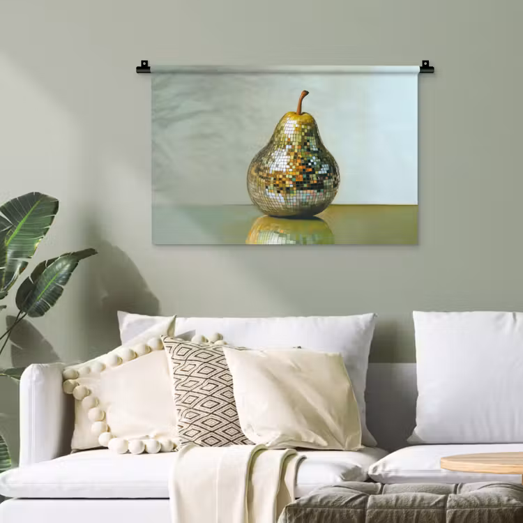 Fruit - Disco - Art - Glitter Wandkleed katoen klein -sfeer7