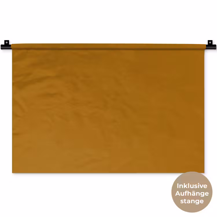 Ocre - Gold - Geel Wandkleed katoen klein 269 -t3d_DE