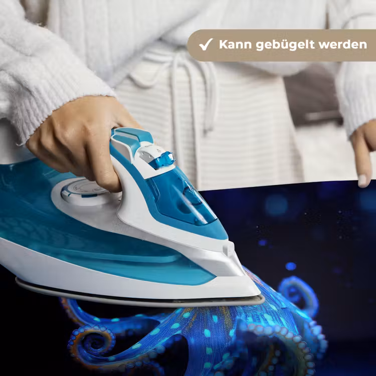 Octopus - Stippen - Blauw - Zee Wandkleed katoen klein -tsfeer9_DE