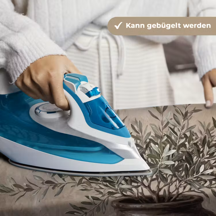 Olijfplant - Aardenpot - Abstract - Beige Wandkleed katoen klein -tsfeer9_DE