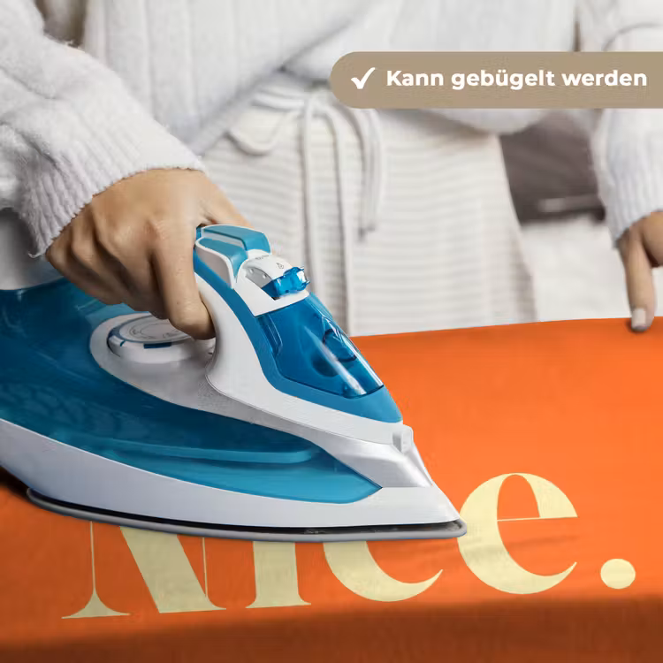 Oranje - Gebroken wit - Nice Wandkleed katoen klein -tsfeer9_DE