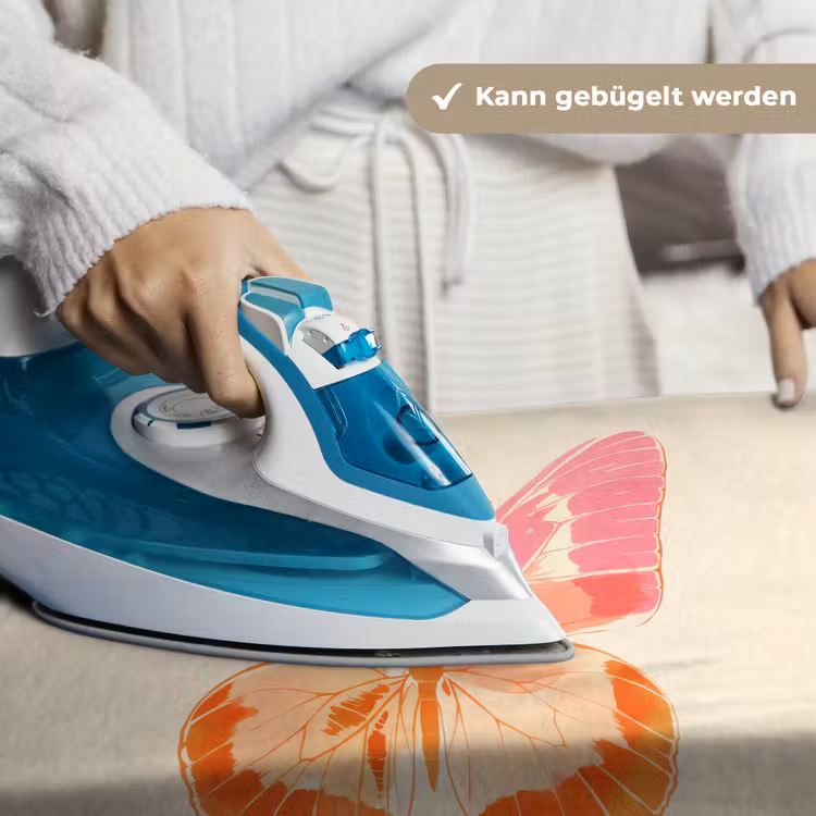 Oranje - Vlinder - Minimalistisch Wandkleed katoen klein -tsfeer9_DE
