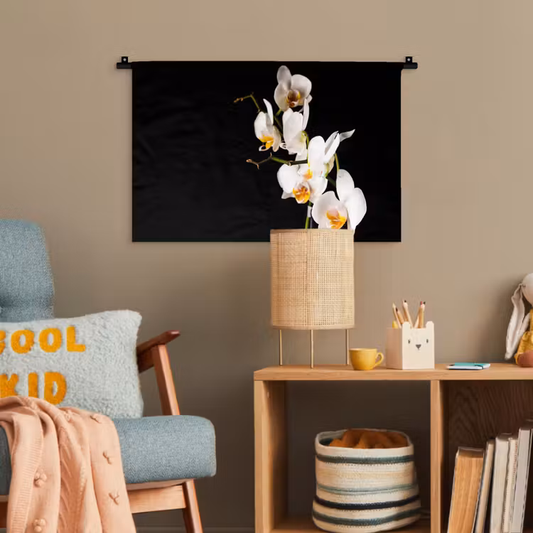 Orchidee - Bloemen - Planten - Botanisch Wandkleed katoen klein -wsfeer4_kind