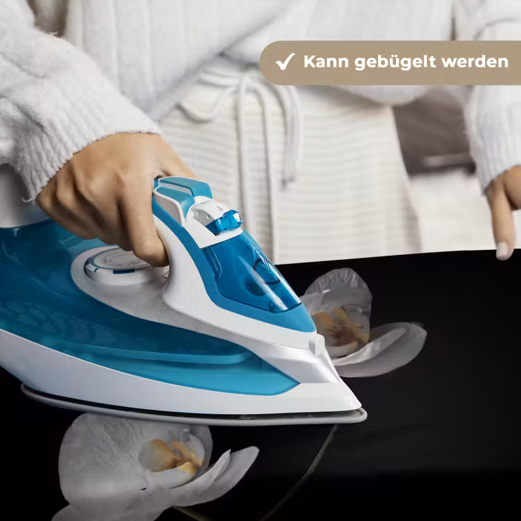 Orchidee - Bloemen - Zwart - Wit - Stilleven Wandkleed katoen klein -tsfeer9_DE