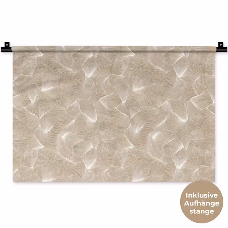 Organisch - Textuur - Beige Wandkleed katoen klein 269 -t3d_DE