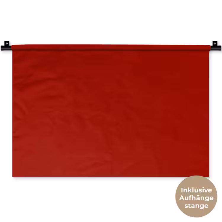 Oxblood - Maroon - Rood Wandkleed katoen klein 269 -t3d_DE