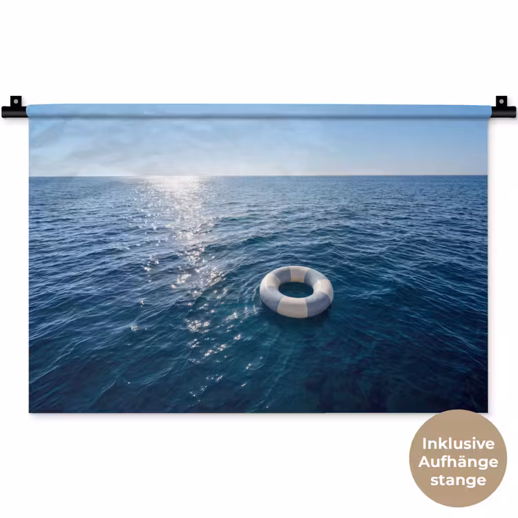 Oceaan - Zwemband - Horizon Wandkleed katoen klein -t3d_DE