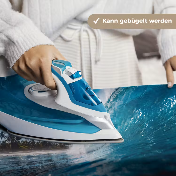 Oceaan - Golf - Strand - Natuur - Blauw Wandkleed katoen klein -tsfeer9_DE