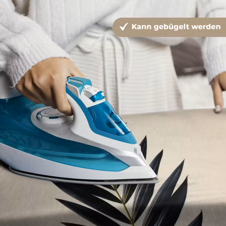 Palmblad - Donkere bladen - Subtiel Wandkleed katoen klein -tsfeer9_DE