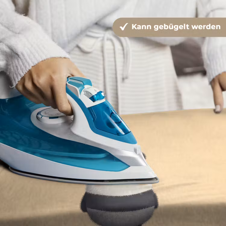 Panda - Beige - Minimalistisch Wandkleed katoen klein -tsfeer9_DE