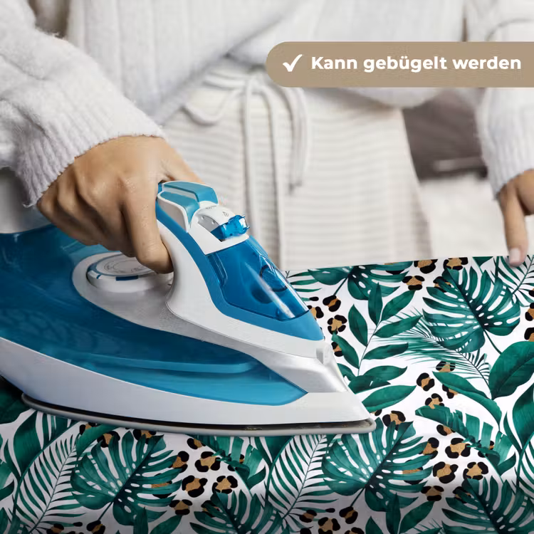 Panterprint - Bladeren - Jungle Wandkleed katoen klein -tsfeer9_DE