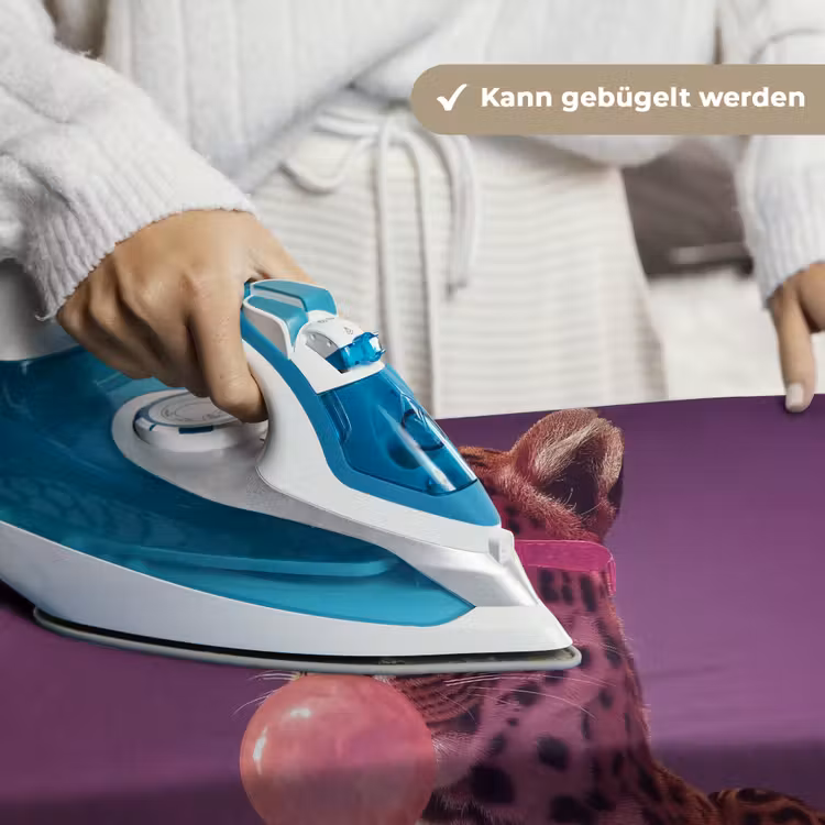 Panter - Zonnebril - Kauwgombel - Roze Wandkleed katoen klein -tsfeer9_DE