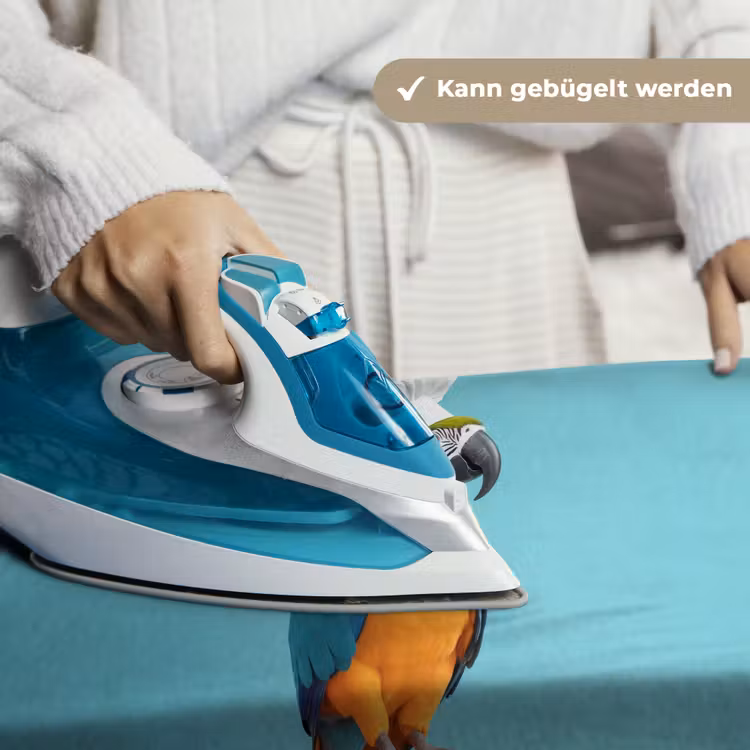 Papegaai - Koksmuts - Grappig - Vogel Wandkleed katoen klein -tsfeer9_DE