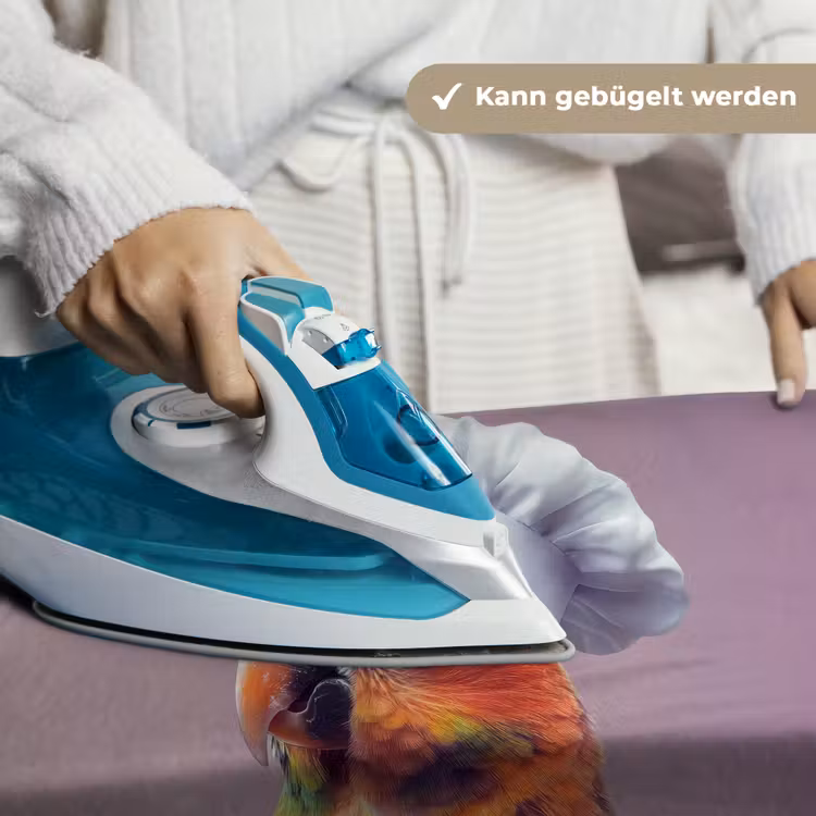 Papegaai - Koksmuts - Nieuwsgierig - Vogel Wandkleed katoen klein -tsfeer9_DE