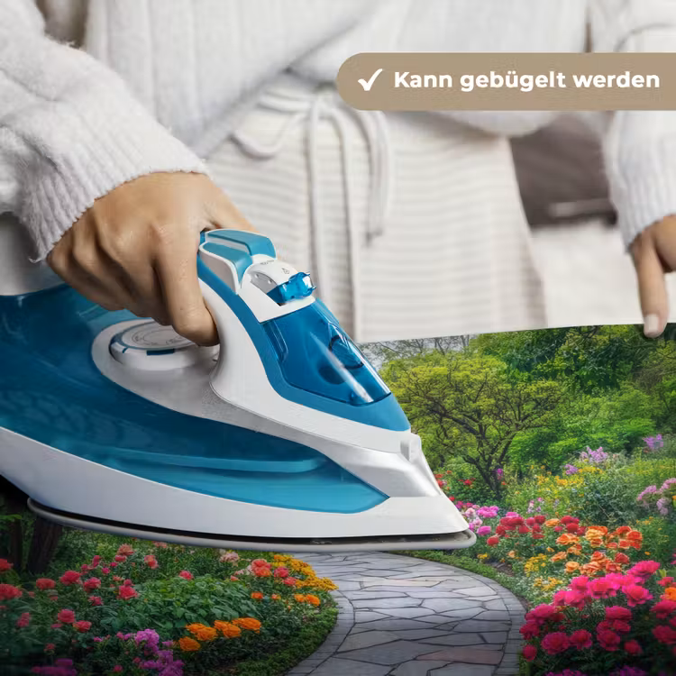 Park - Bloemen - Tuin Wandkleed katoen klein -tsfeer9_DE