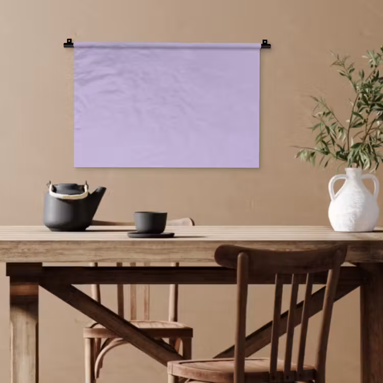Pastel - Lilac - Paars Wandkleed katoen klein 269 -sfeer6