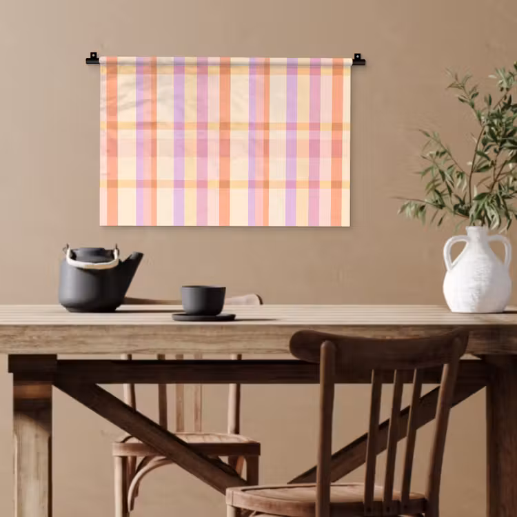 Pastel - uitpatroon - Geometrisch Wandkleed katoen klein 269 -sfeer6