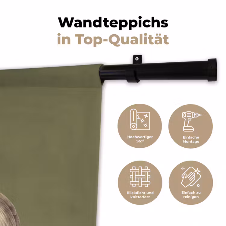 Pelikaan - Wit - Vogel - Klassiek - Natuur Wandkleed katoen klein -tsfeer2_DE