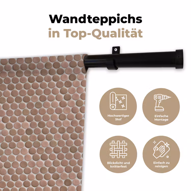 Penny - Mozaïek - Oudroze - Terracotta Wandkleed katoen klein 269 -tsfeer2_DE