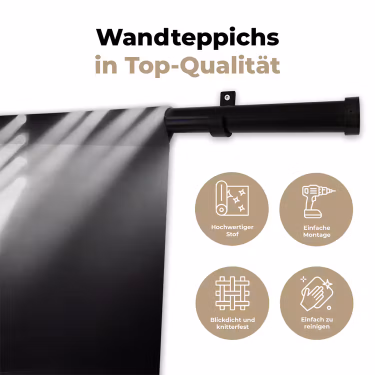 Persoon - Piano - Muziek - Zwart-wit - Podium Wandkleed katoen klein -tsfeer2_DE