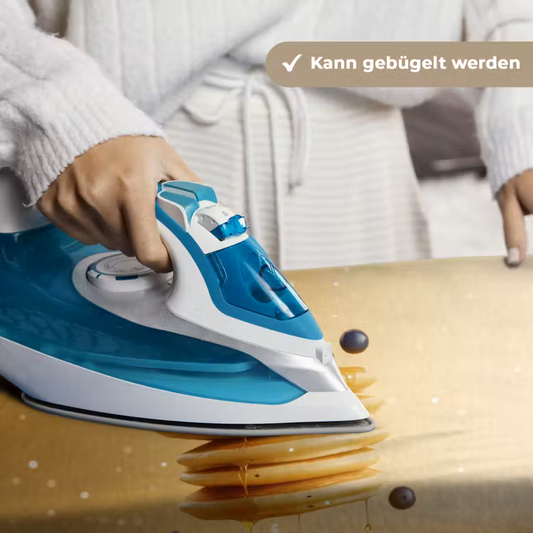 Pannenkoeken - Eten - Honing - Geel Wandkleed katoen klein -tsfeer9_DE