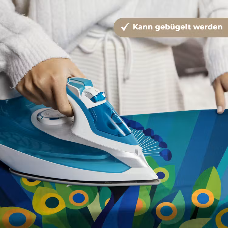 Pauw - Cirkels - Blauw Wandkleed katoen klein -tsfeer9_DE