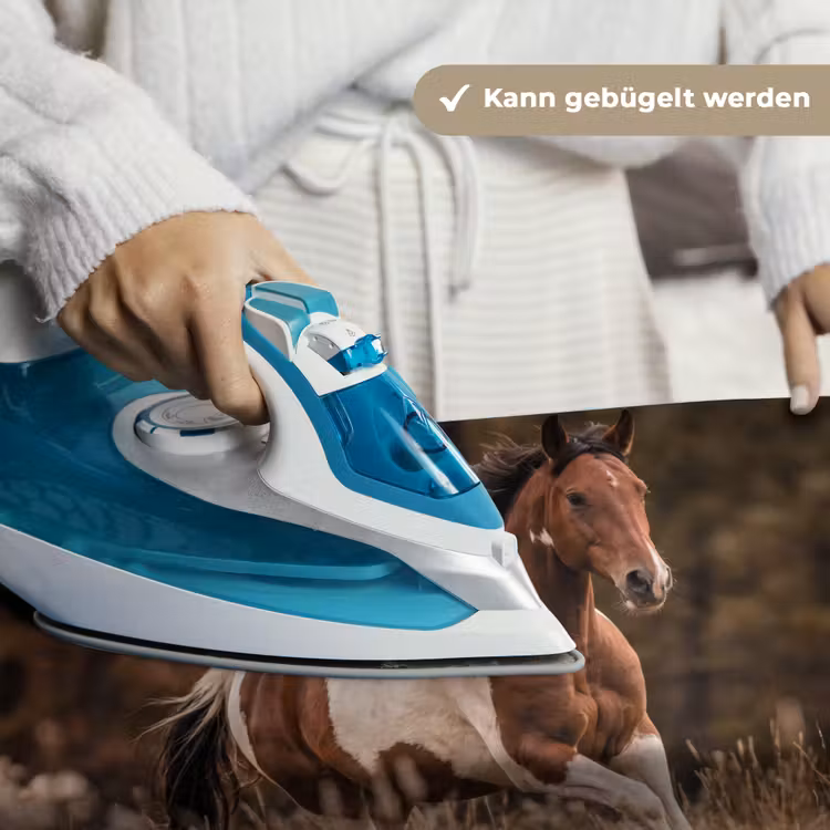 Paard - Bruin - Gras Wandkleed katoen klein -tsfeer9_DE