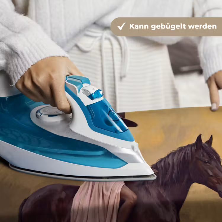 Paard - Klassiek - Oker Wandkleed katoen klein -tsfeer9_DE