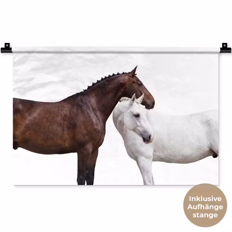 Paard - Modern - Balans Wandkleed katoen klein -t3d_DE