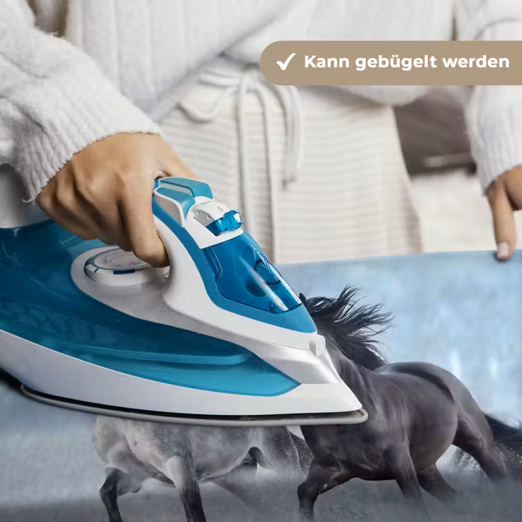 Paarden - Winter - Dieren - Natuur - Sneeuw Wandkleed katoen klein -tsfeer9_DE