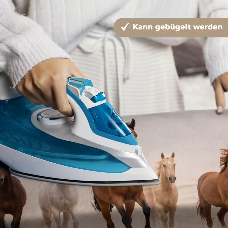 Kudde paarden - Stofwolk - Bruin - Zwart Wandkleed katoen klein -tsfeer9_DE