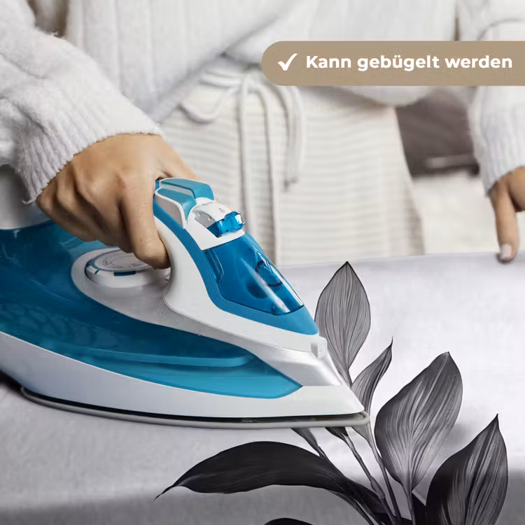 Plant - Bladeren - Minimalistisch - Zwart Wandkleed katoen klein -tsfeer9_DE