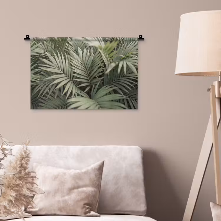 Plant - Palmbladeren - Natuur - Groen Wandkleed katoen klein -sfeer4