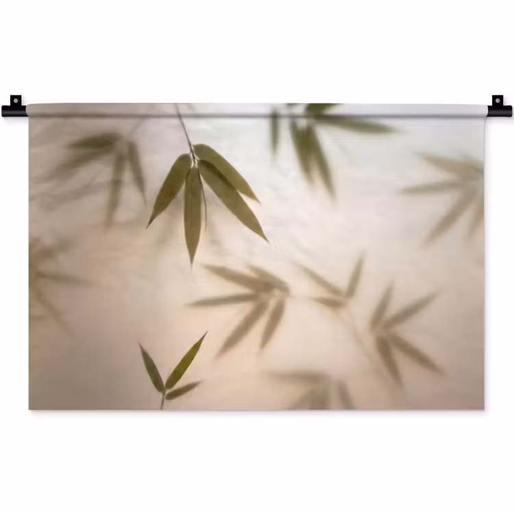 Planten - Bladeren - Natuur - Groen Wandkleed katoen klein -zz3d