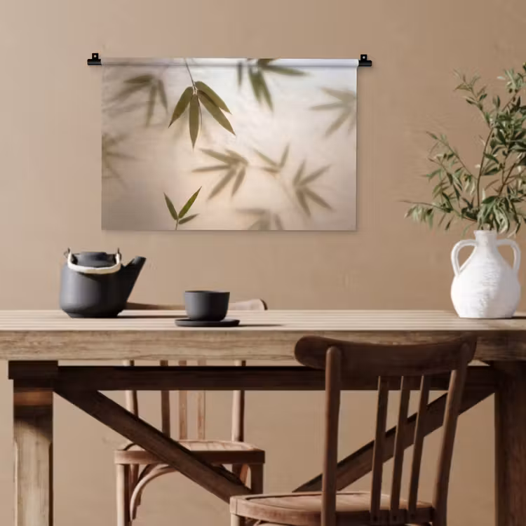 Planten - Bladeren - Natuur - Groen Wandkleed katoen klein -sfeer6