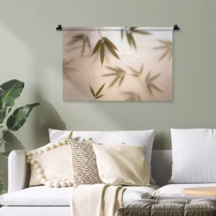 Planten - Bladeren - Natuur - Groen Wandkleed katoen klein -sfeer7