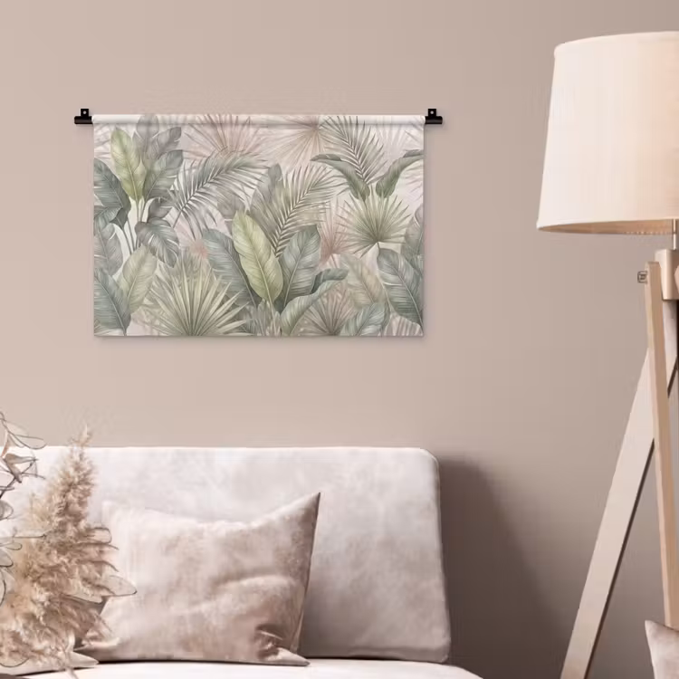 Planten - Tropisch - Bladeren - Groen - Natuur Wandkleed katoen klein -sfeer4