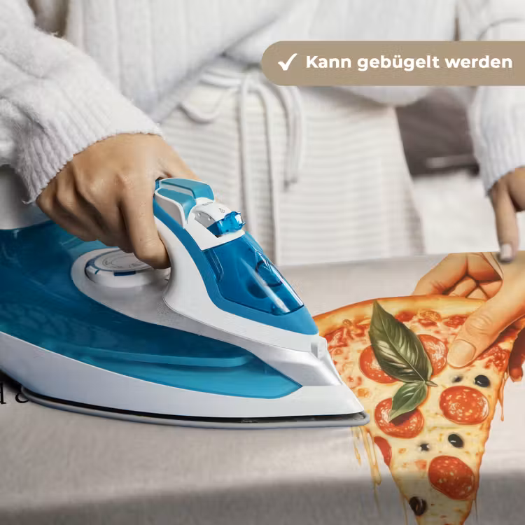 Pizza - Kaas - Pepperoni Wandkleed katoen klein -tsfeer9_DE