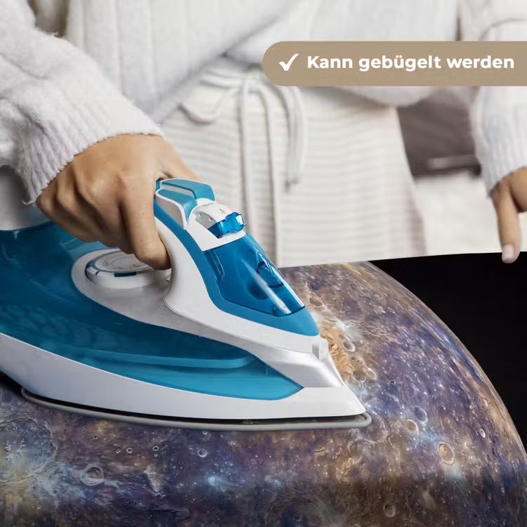 Wandteppich - Planet – Krater – Weltraum - Planeet - Kraters - Ruimte Wandkleed katoen klein