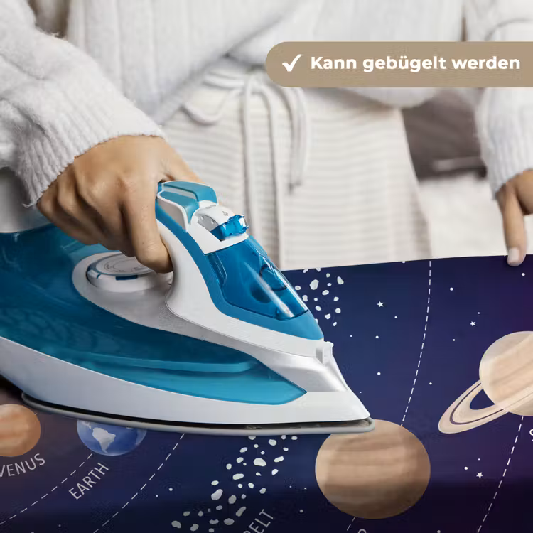 Planetenstelsel - Ruimte - Illustratie Wandkleed katoen klein -tsfeer9_DE