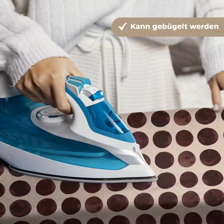 Stippen - Patroon - Bruin Wandkleed katoen klein 269 -tsfeer9_DE