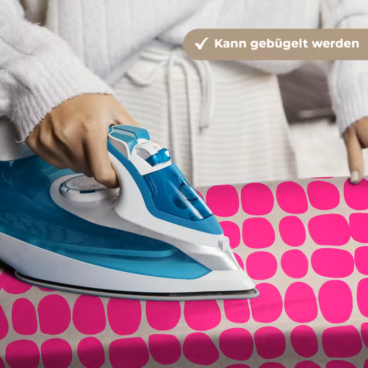 Stippen - Patroon - Roze Wandkleed katoen klein 269 -tsfeer9_DE