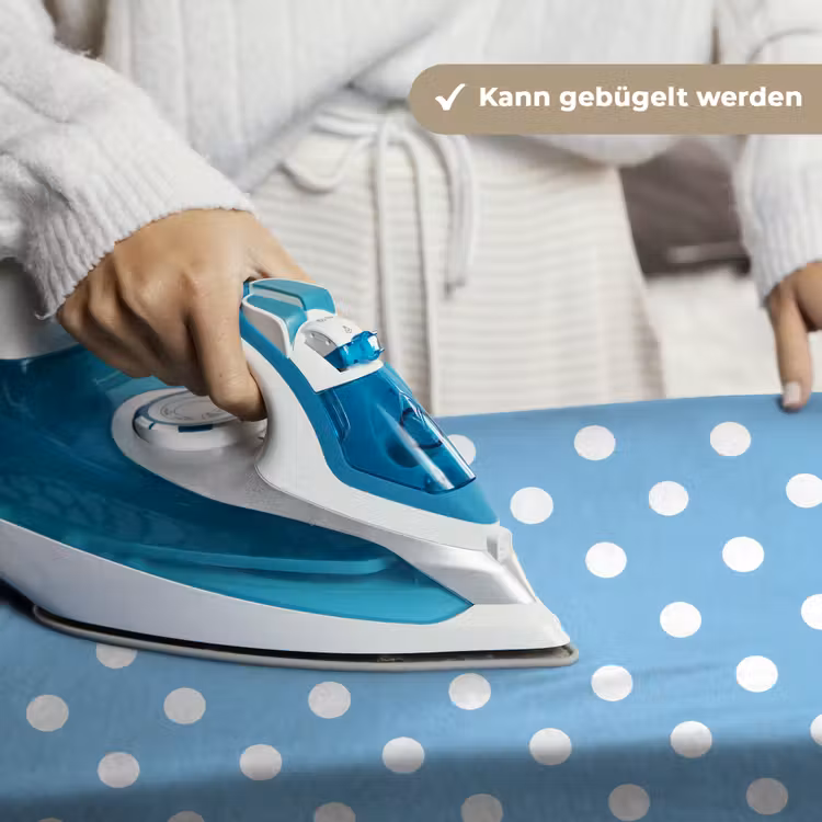 Polka - Dots - Blauw Wandkleed katoen klein 269 -tsfeer9_DE