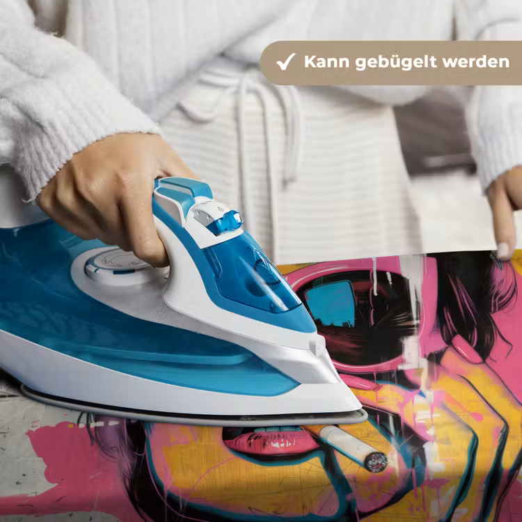 Portret - Vrouw - Abstract - Zonnebril Wandkleed katoen klein -tsfeer9_DE