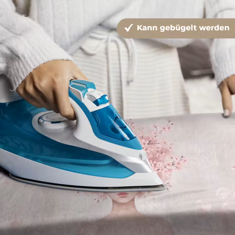 Portret - Kersenbloesem - Roze Wandkleed katoen klein -tsfeer9_DE