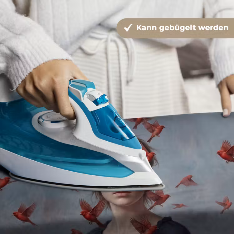 Portret - Krachtig - Rood Wandkleed katoen klein -tsfeer9_DE