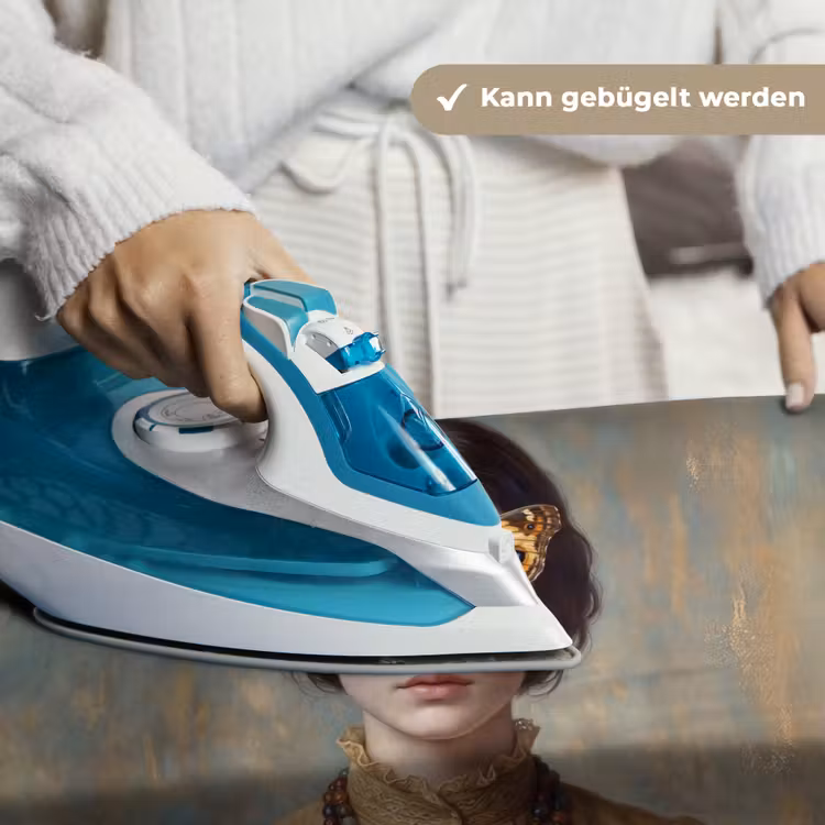 Portret - Vlinder - Kleurrijk Wandkleed katoen klein -tsfeer9_DE
