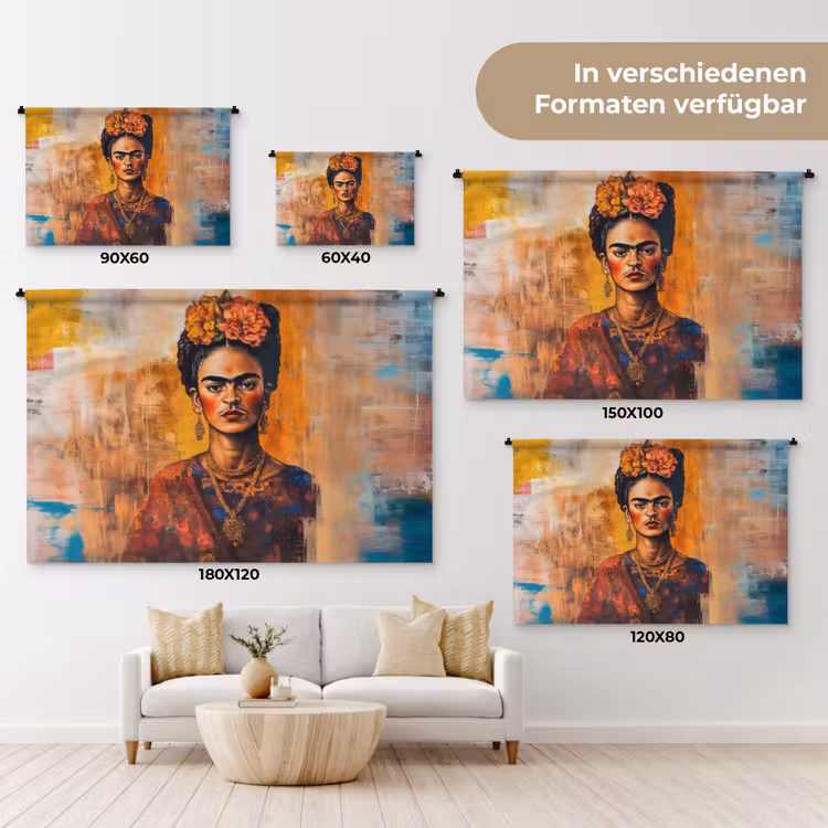 Portret - Sieraden - Schilderachtig Wandkleed katoen klein -tsfeer8_DE
